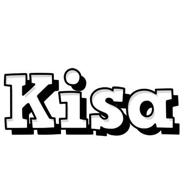 Kisa snowing logo