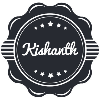 Kishanth badge logo