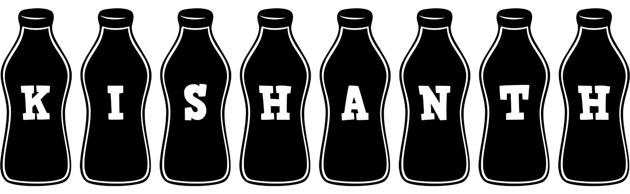 Kishanth bottle logo