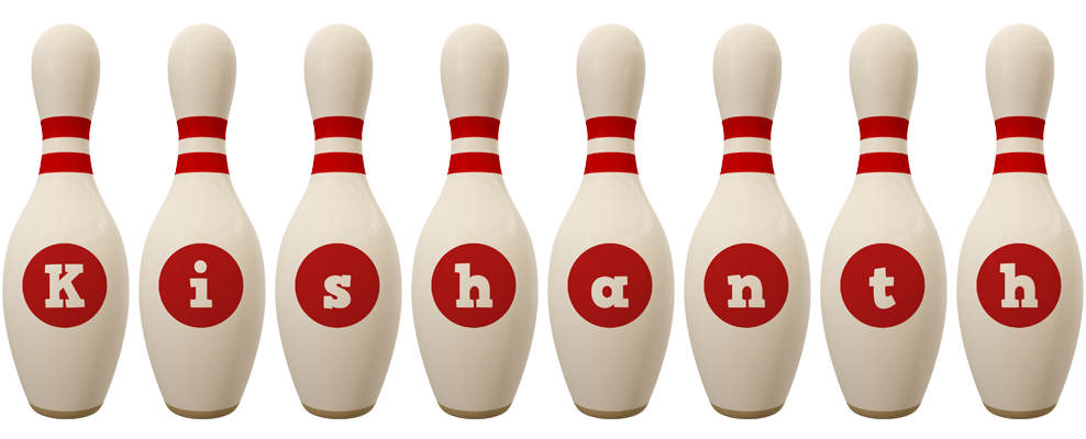 Kishanth bowling-pin logo