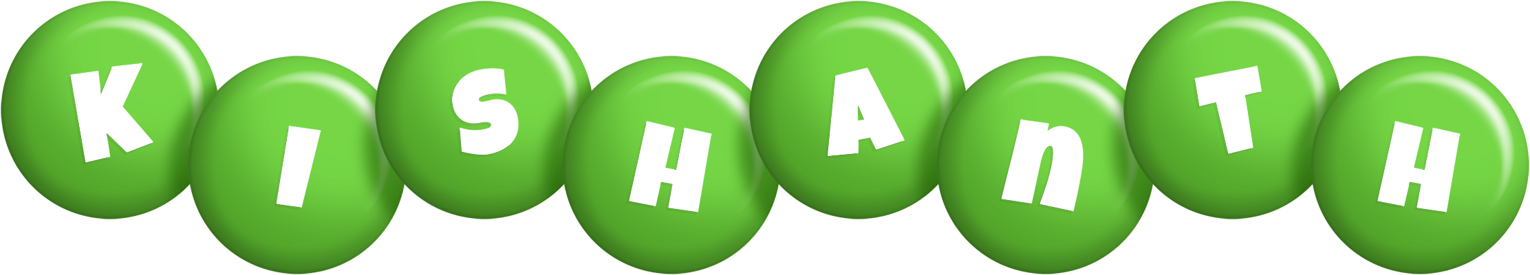 Kishanth candy-green logo