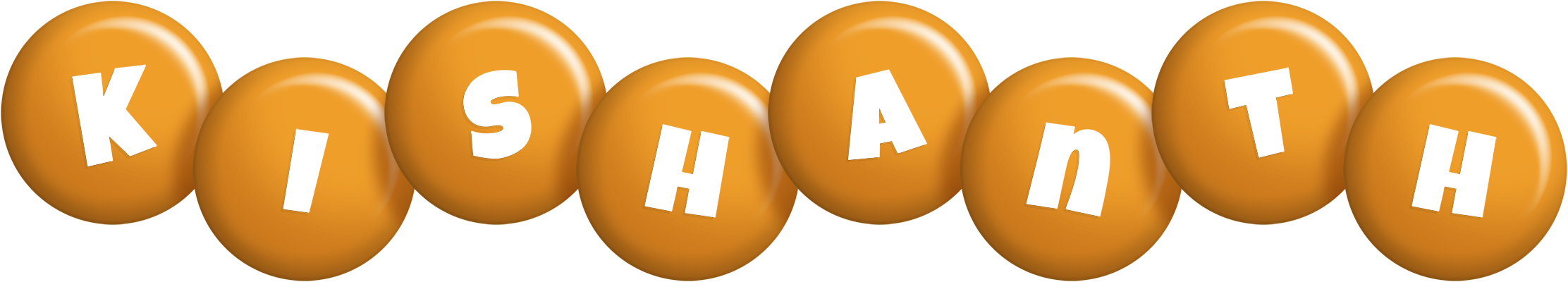 Kishanth candy-orange logo