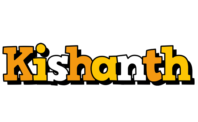 Kishanth cartoon logo