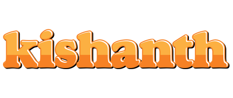 Kishanth orange logo