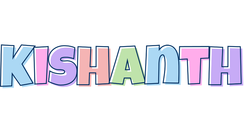 Kishanth pastel logo