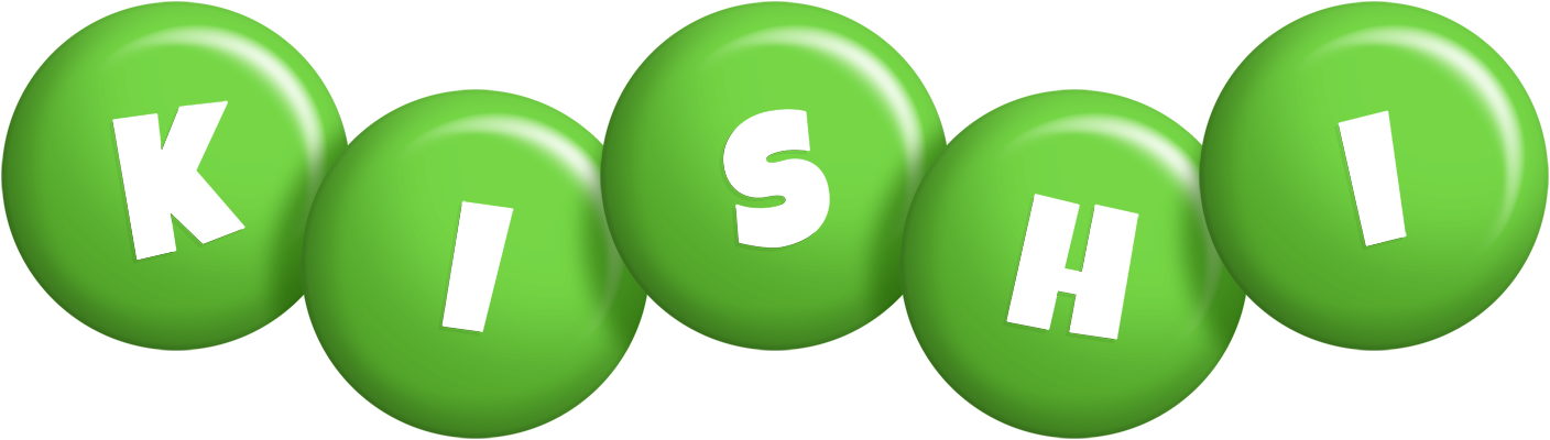 Kishi candy-green logo
