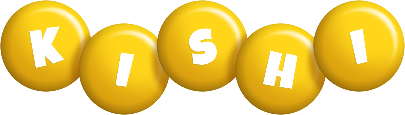 Kishi candy-yellow logo