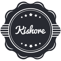 Kishore badge logo