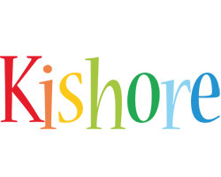 Kishore birthday logo