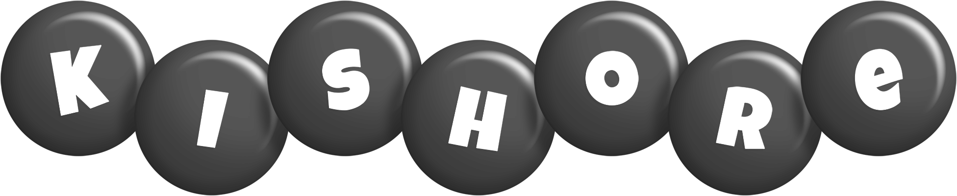 Kishore candy-black logo