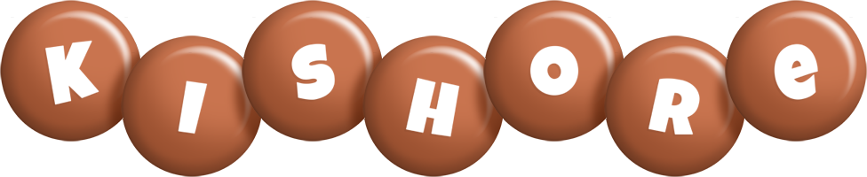 Kishore candy-brown logo