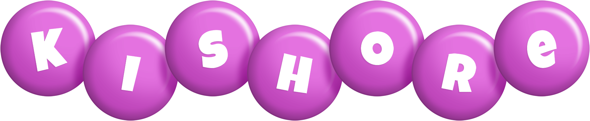 Kishore candy-purple logo