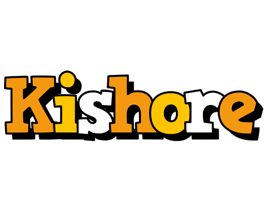 Kishore cartoon logo