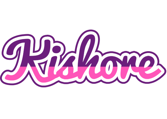 Kishore cheerful logo