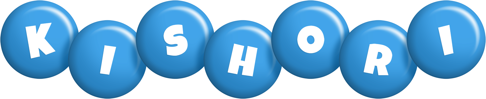 Kishori candy-blue logo