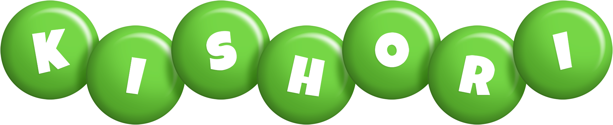 Kishori candy-green logo