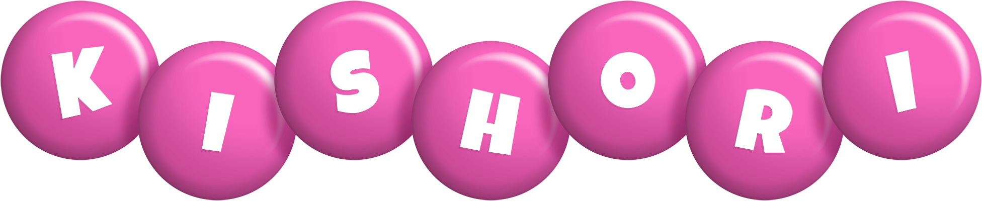 Kishori candy-pink logo
