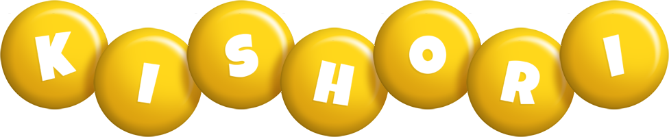 Kishori candy-yellow logo