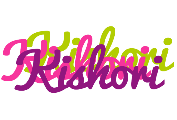 Kishori flowers logo