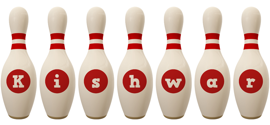 Kishwar bowling-pin logo