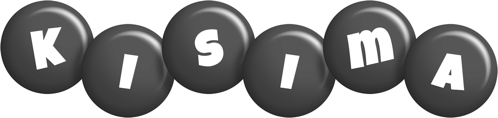 Kisima candy-black logo