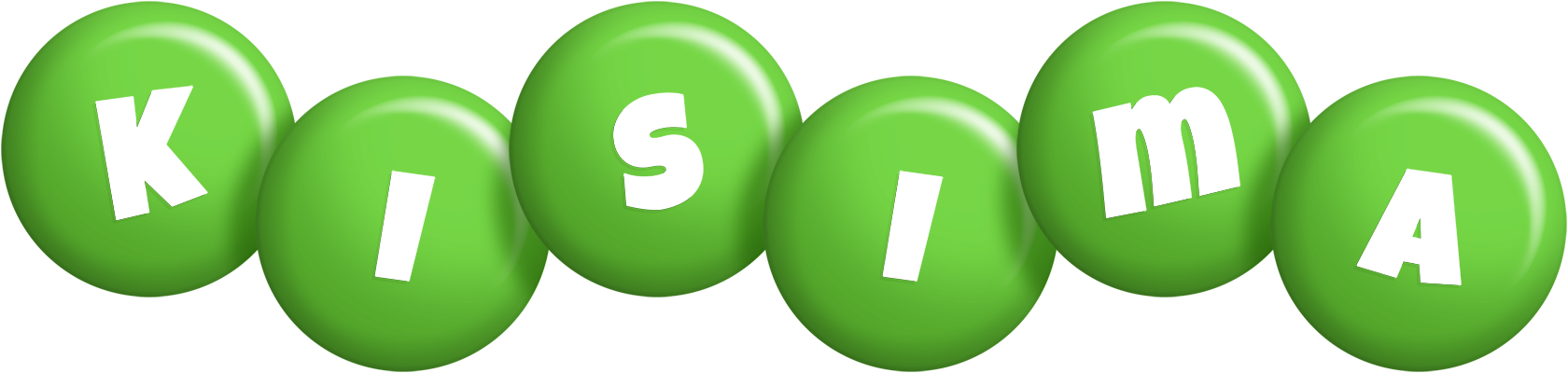 Kisima candy-green logo