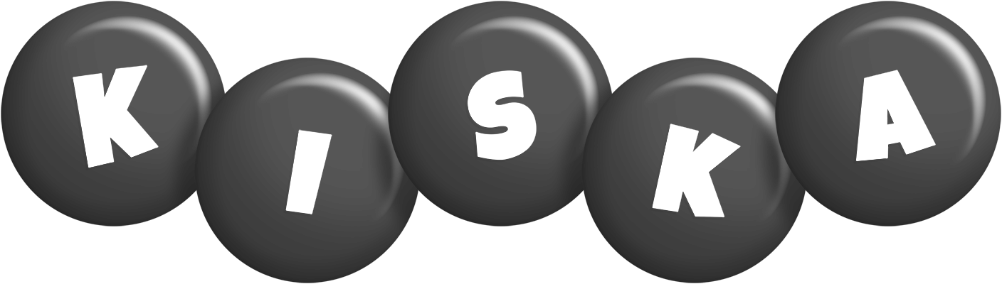 Kiska candy-black logo