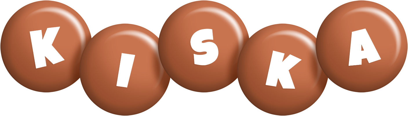 Kiska candy-brown logo