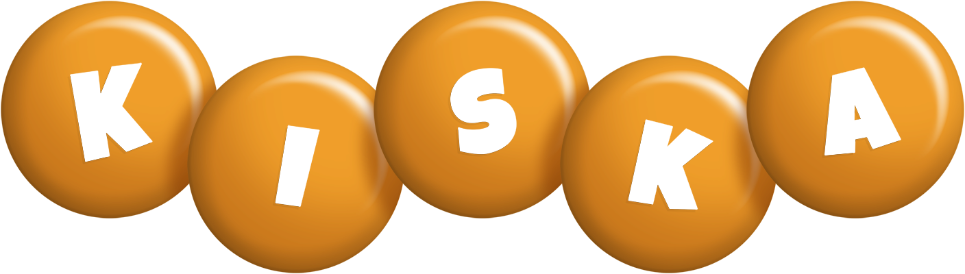 Kiska candy-orange logo