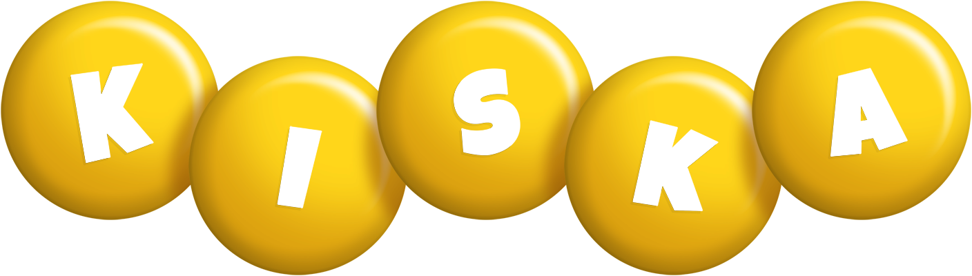 Kiska candy-yellow logo