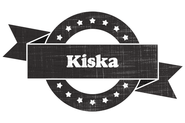 Kiska grunge logo