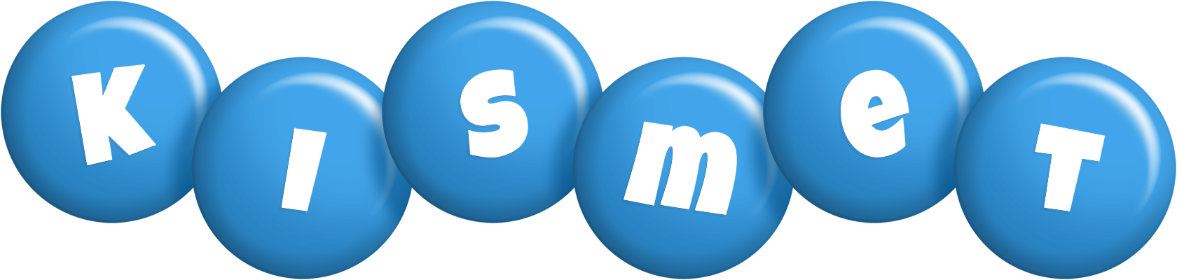 Kismet candy-blue logo