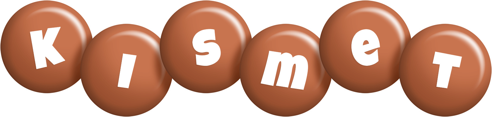 Kismet candy-brown logo