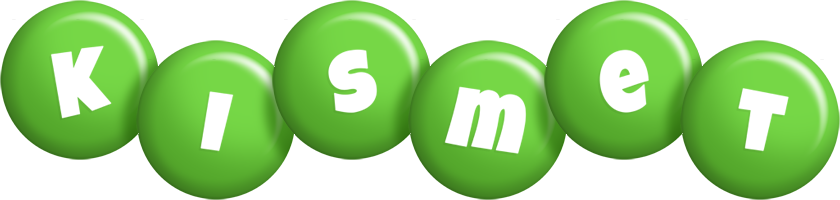 Kismet candy-green logo