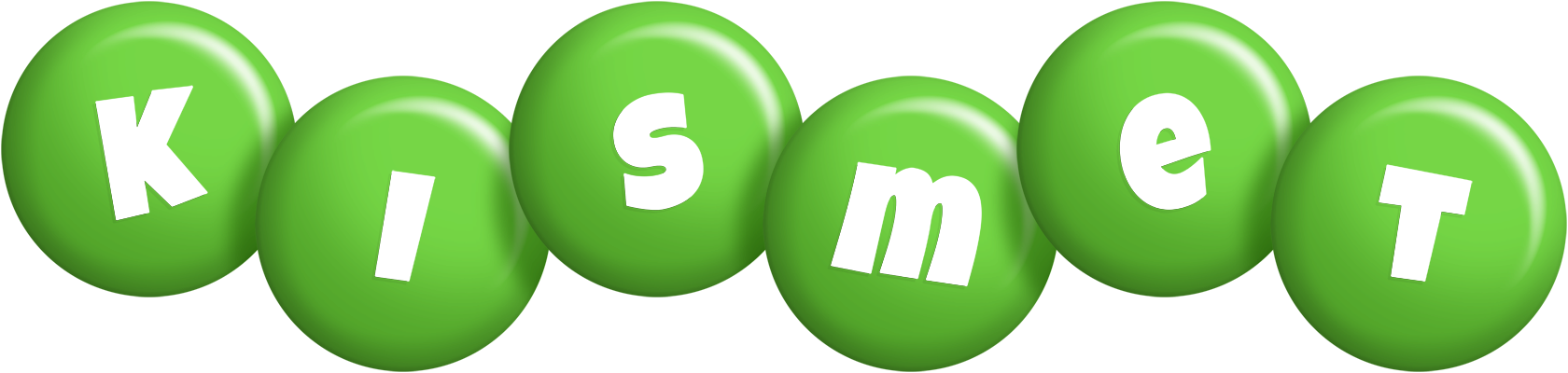 Kismet candy-green logo