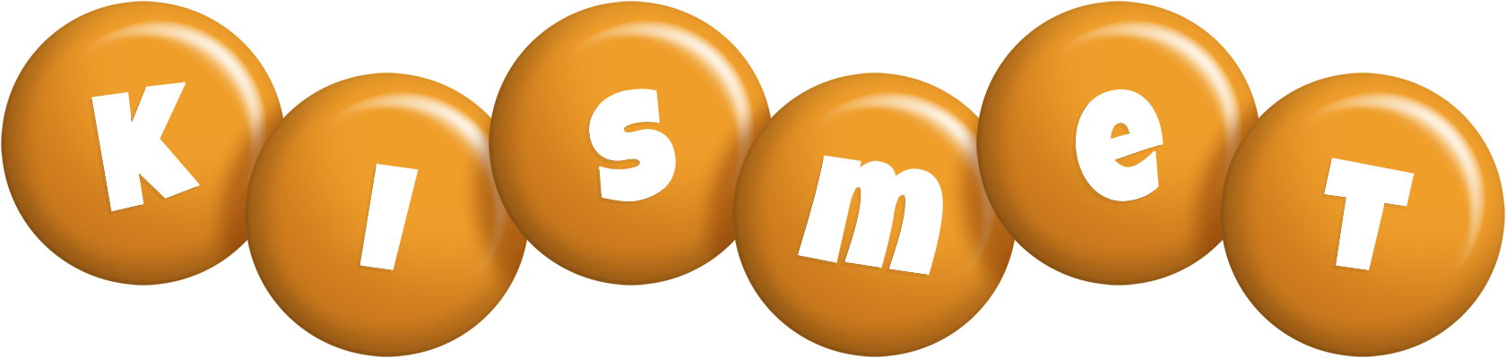Kismet candy-orange logo