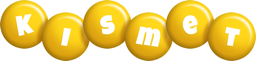 Kismet candy-yellow logo