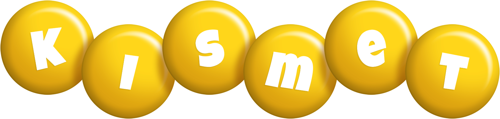 Kismet candy-yellow logo