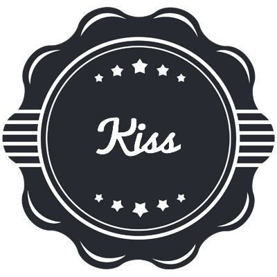 Kiss badge logo