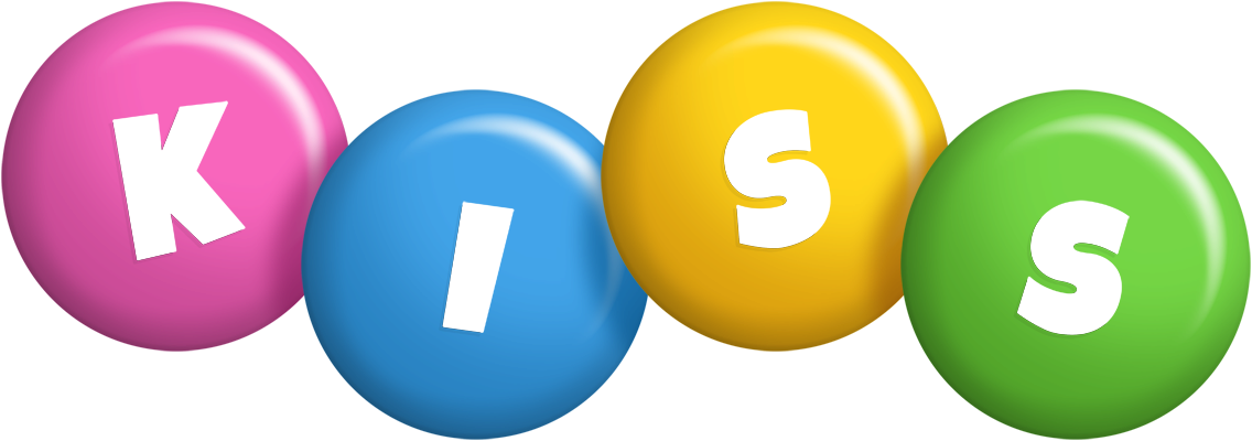 Kiss candy logo