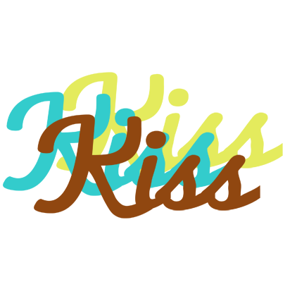 Kiss cupcake logo