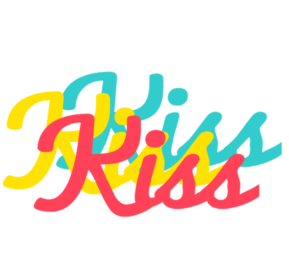 Kiss disco logo