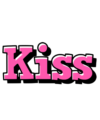 Kiss girlish logo