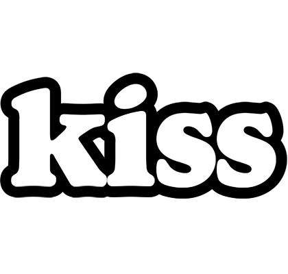 Kiss panda logo