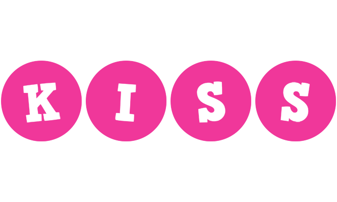 Kiss poker logo