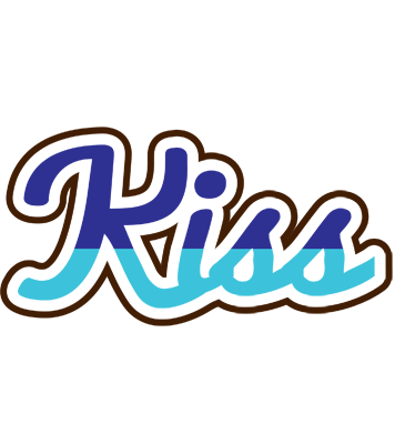 Kiss raining logo
