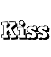 Kiss snowing logo