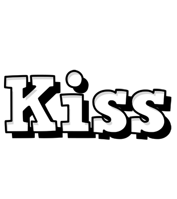 Kiss snowing logo