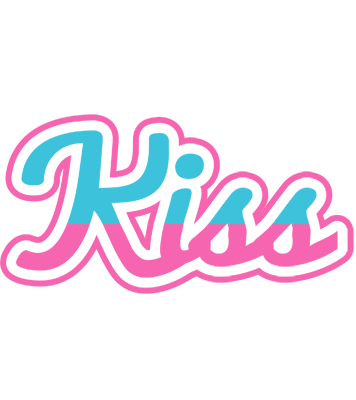 Kiss woman logo