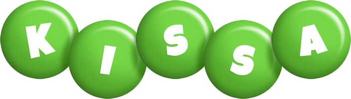 Kissa candy-green logo